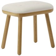 Fehér-natúr színű ülőke Paff Tall – UMAGE