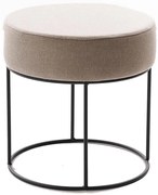 RELO puff, átmérő 40 cm, bézs