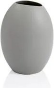 Kerámia virágváza szürke, magasság 17 cm