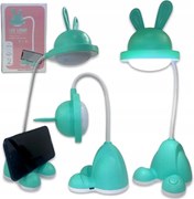 Nyuszi Asztali Led Lámpa, Éjjeli Olvasólámpa Kék Színben