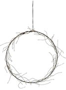 Fekete fénydekoráció karácsonyi mintával ø 35 cm Nike – Star Trading