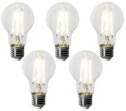 5 darabos E27 dimmelhető LED izzókészlet A60 6W 500 lm 4000K