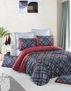 Ágyneműhuzat pamut szatén Xénia TiaHome - 1x Párna 90x70cm, 1x Paplan 140x200cm