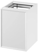 Cersanit S1022-011 - Falra szerelhető fürdőszobai szekrény szennyeskosárral MILLE 40x45 cm fehér