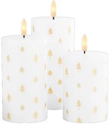 LED gyertya szett 3 db-os (magasság 15 cm) Sille – Sirius