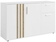 TOLIS 3D1S komód, fehér