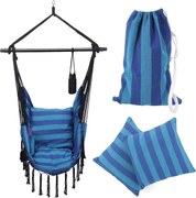 MIADOMODO Függő hintaszék kintre-bentre kék