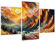 Kép - Hegyek, melyeket napfény ölel (90x60 cm)