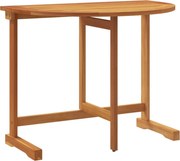 vidaXL tömör akácfa összecsukható erkélyasztal 90 x 60 x 72 cm