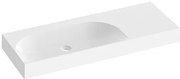 Mosdótál Ravak Lite 120x45 cm fehér akkumulátornyílás nélkül, túlfolyó nélkül XJXP1312000