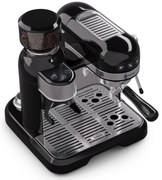 Klarstein Bella Café, eszpresszó kávéfőző, őrlővel együtt, 1550 W, 20 bar, 1,4 liter