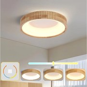 Brilagi - LED mennyezeti lámpa FALCON WOOD MODERN LED/30W/230V Ø 45 cm fa
