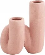 Modern porcelán kerámia váza rózsaszín 12,5 cm ajándék