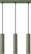 Sollux SL.1486 - Csillár zsinóron LAGOS 3xGU10/10W/230V zöld