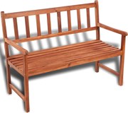 vidaXL tömör akácfa kerti pad 120 cm
