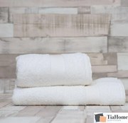 Fehér frottír törölköző 50x100cm TiaHome