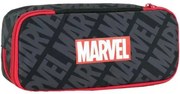 Marvel Black 2 rekeszes tolltartó 26 cm