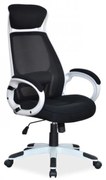 Q-409 irodai forgószék fekete fehér