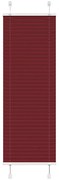 pliszírozott redőny Bordeaux piros 50x150 cm szövetszélesség