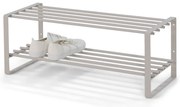 Szürkésbarna fém cipőtartó 70x29x27 cm Rex – Spinder Design