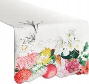 Abrosz futófelület Summer 40x140 fehér színes Virágok