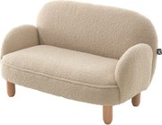 Bézs buklé gyerek kanapé 89 cm Rocky – Vipack