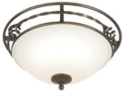 Elstead PB-F-A-BLK-GOLD - Mennyezeti lámpa PEMBROKE 2xE27/60W/230V