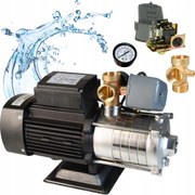 550W-os Rozsdamentes Acél Hidrofor Szivattyú Vízhez, Prémium Minőség, Pro 70 l/perc, Tartozékokkal