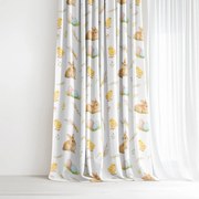 Goldea húsvéti dekor függöny - vidám húsvét 160x150 cm