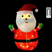 Összecsukható világító Mikulás Meleg Fehér 0,7m kültérre és beltérre