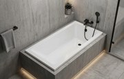 Erga Pureline-S, kád 1500x700x400 mm lábak nélkül, fényes fehér, ERG-V07-PURELINE-S-150x070-WH