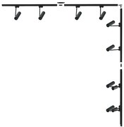 Zuma Line 3586 - Sínrendszeres spotlámpa LISA 8xGU10/35W/230V fekete