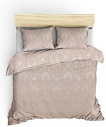 Bézs damaszt ágytakaró és párnahuzat szett 240x260 cm Beste – Mijolnir