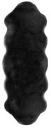 Lambskin fekete műszőrme, 60 x 180 cm - Tiseco Home Studio