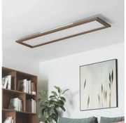 Brilagi - LED Mennyezeti lámpa SLIMFRAME WOOD LED/58W/230V 124x34 cm sötét barna