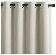 Krémszínű sötétítő függöny 140x245 cm Eyelets – Restilo