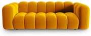 Sárga kanapé 228 cm Lupine – Micadoni Home