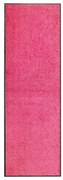 rózsaszín kimosható lábtörlő 60 x 180 cm