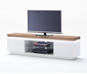 ROMINA Fehér TV Szekrény 175cm LED világítással