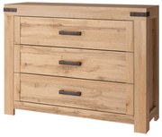 MORATIZ 3S komód, wotan korszak