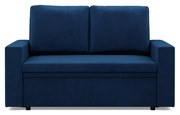 Zeus kanapé, bársony, hab töltet, egyenes kartámasz, kék