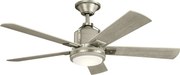 Kichler modern mennyezeti ventilátor colerne nikkel könnyű dió elsklf-colerne-52-bn
