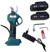 Akkus metszőolló - Grita HT-6600-1 + 2x akkumulátor 21 V + 2 meghúzó kulcs + praktikus láda