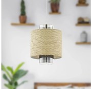 Eglo 43393 - Csillár zsinóron MEDIOUNA 1xE27/40W/230V