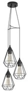 Eglo Tarbes 94191 függeszték, 3x60W E27