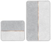 Szürke fürdőszobai kilépő szett 2 db-os 60x100 cm – Mila Home