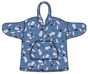 Disney Lilo és Stitch, A csillagkutya Glee belebújós plüss polár takaró, poncsó 7-14 év