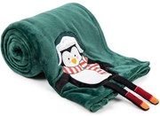 4Home Penguin karácsonyi pléd, 150 x 200 cm