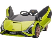 HOMCOM Gyerek Elektromos Autó 12V 2 Vezetési Mód Lamborghini SIAN SUV Játék Elektromos Jármű Távvezérléssel, Zenével (MP3/USB), Fénnyel 3-5 Év Metal Z