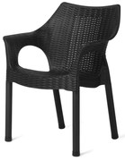 Cambridge Night rattan szék 61 x 54 x 80 cm